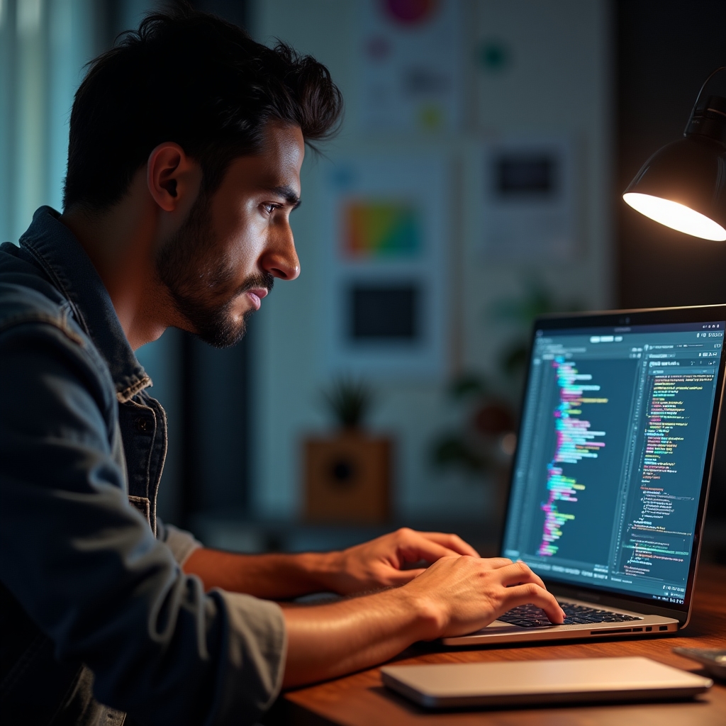 Consulente configura il tracciamento eventi di un e-commerce su computer portatile